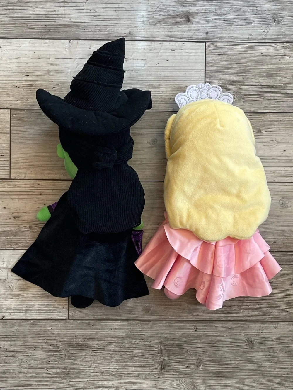 Wicked Universal | Elphaba and Glinda Small 14-inch Plush Dolls | Set of 2